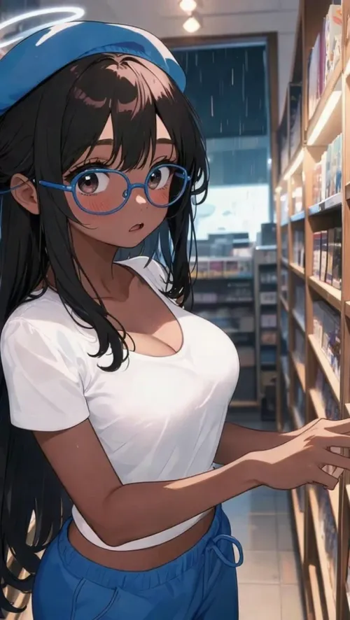 かわいい漫画カフェのアヴァ、これも読む?