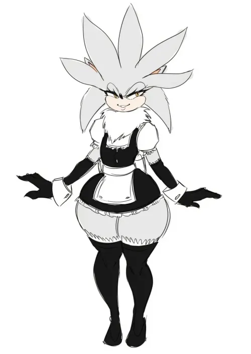 Femboy Silver - Maid Service