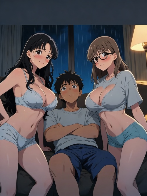 米娅与莉莉的迷情夜