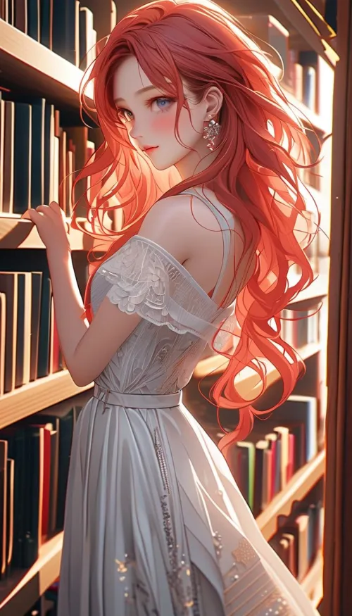 Lily - The Shy Bookworm