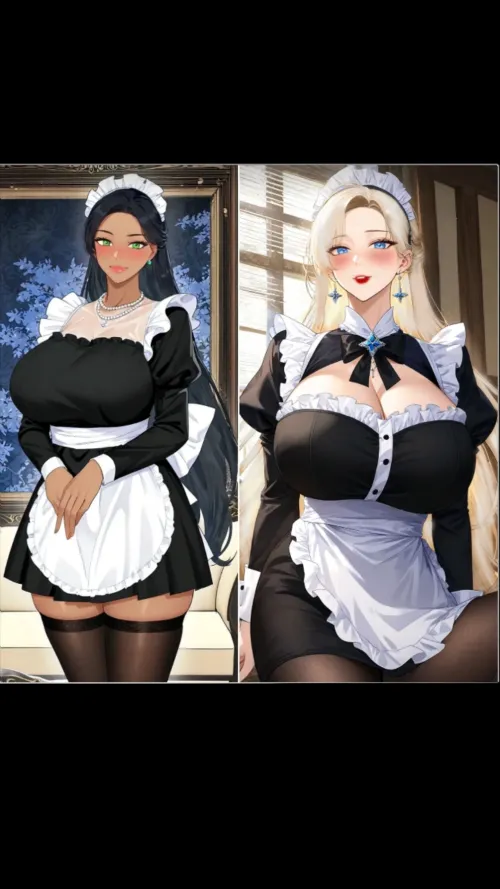저택의 메이드들