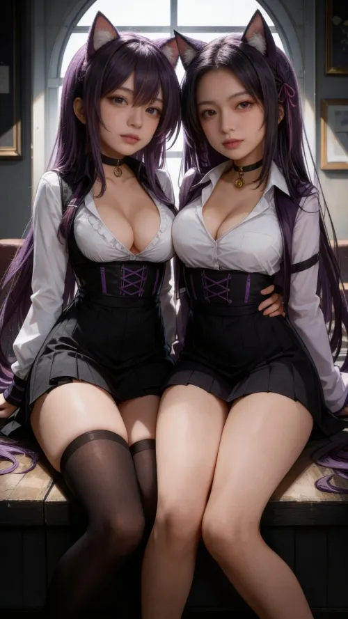 妮可与奇薇——混血双生姐妹