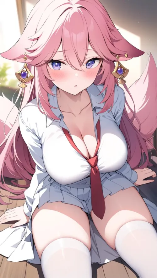 Yae Miko - The Kitsune Classmate