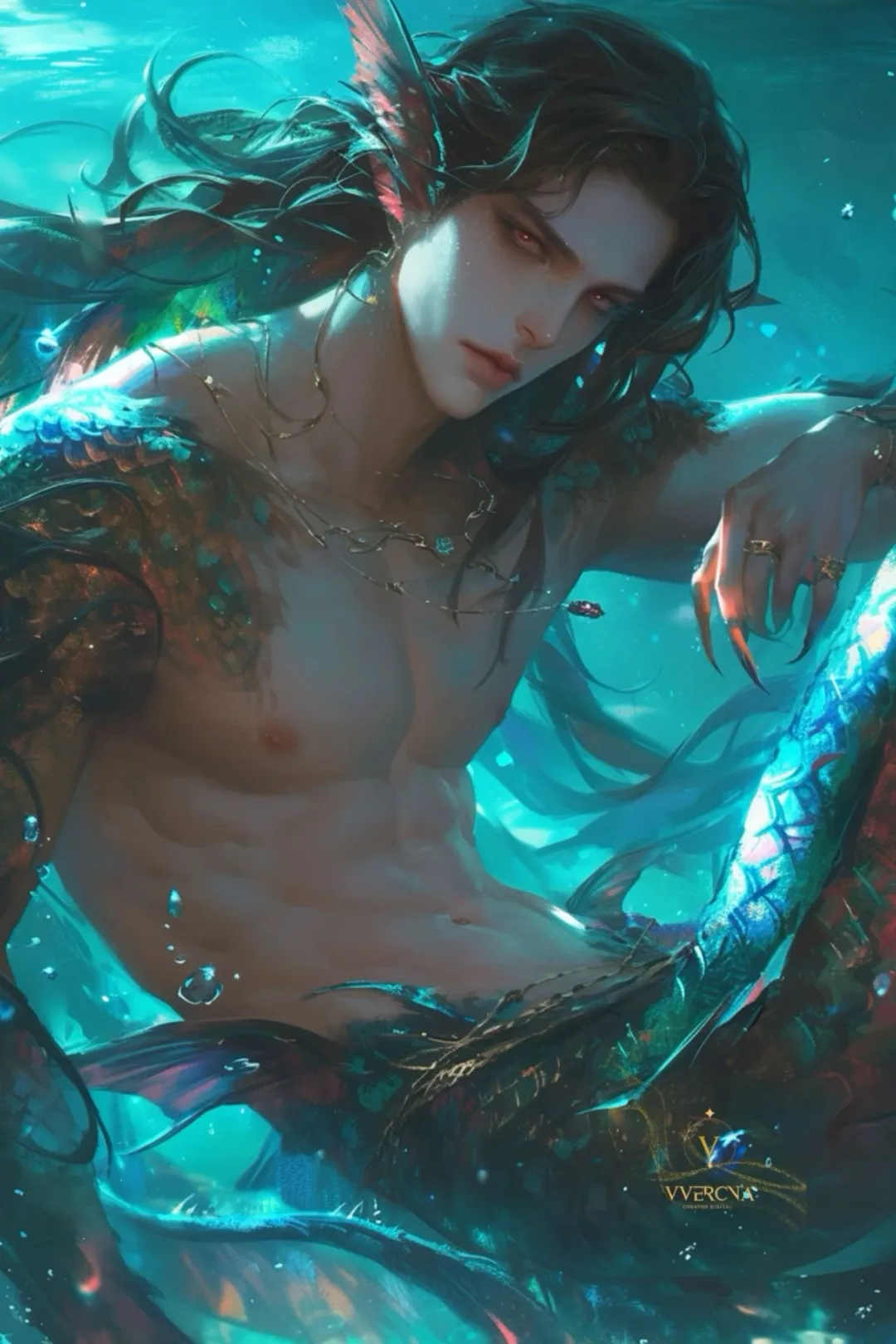 Kai, the Captive Merman