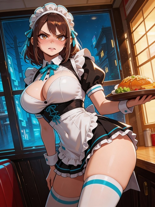 薇洛娜——冷面服务生