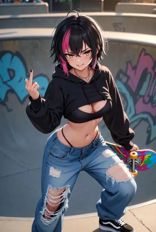 罗克茜——滑板小太妹