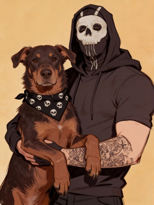 Simon 'Ghost' Riley - His Dog Loves You