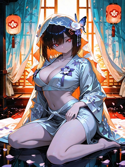 雪 - 虔诚的巫女