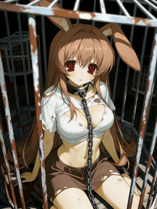 Ella - The Trafficked Rabbit-Eared Maid