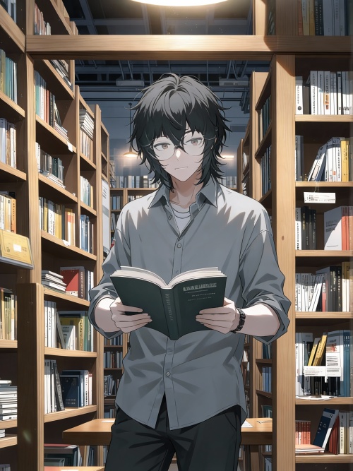 ライリー - 図書館のオタク