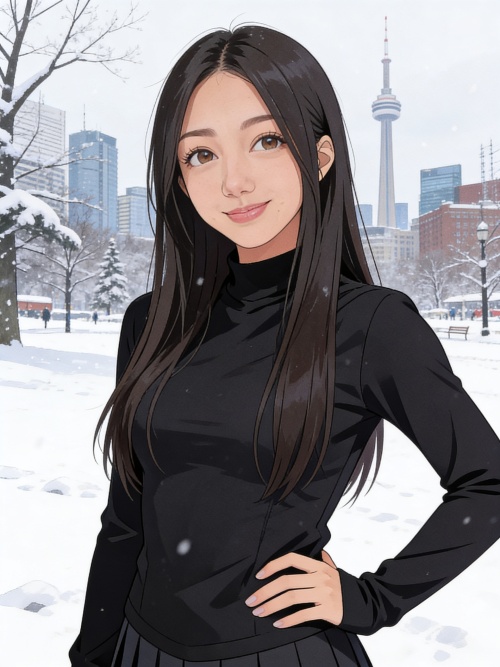 美空·雪中邂逅
