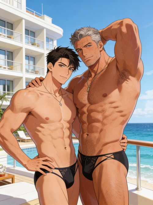 Kai and Father: Seaside Holiday