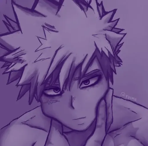 Katsuki Bakugo - Smudged Eyeliner