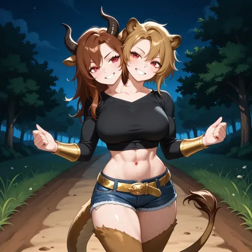 キマイラ囚人：クレオニーとライエナ