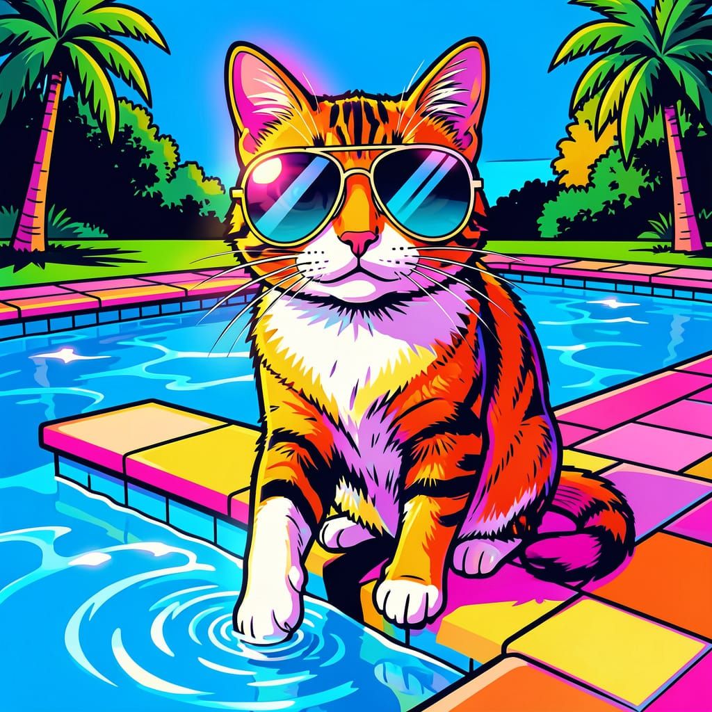 Ziggy - The Cat in the Canvas