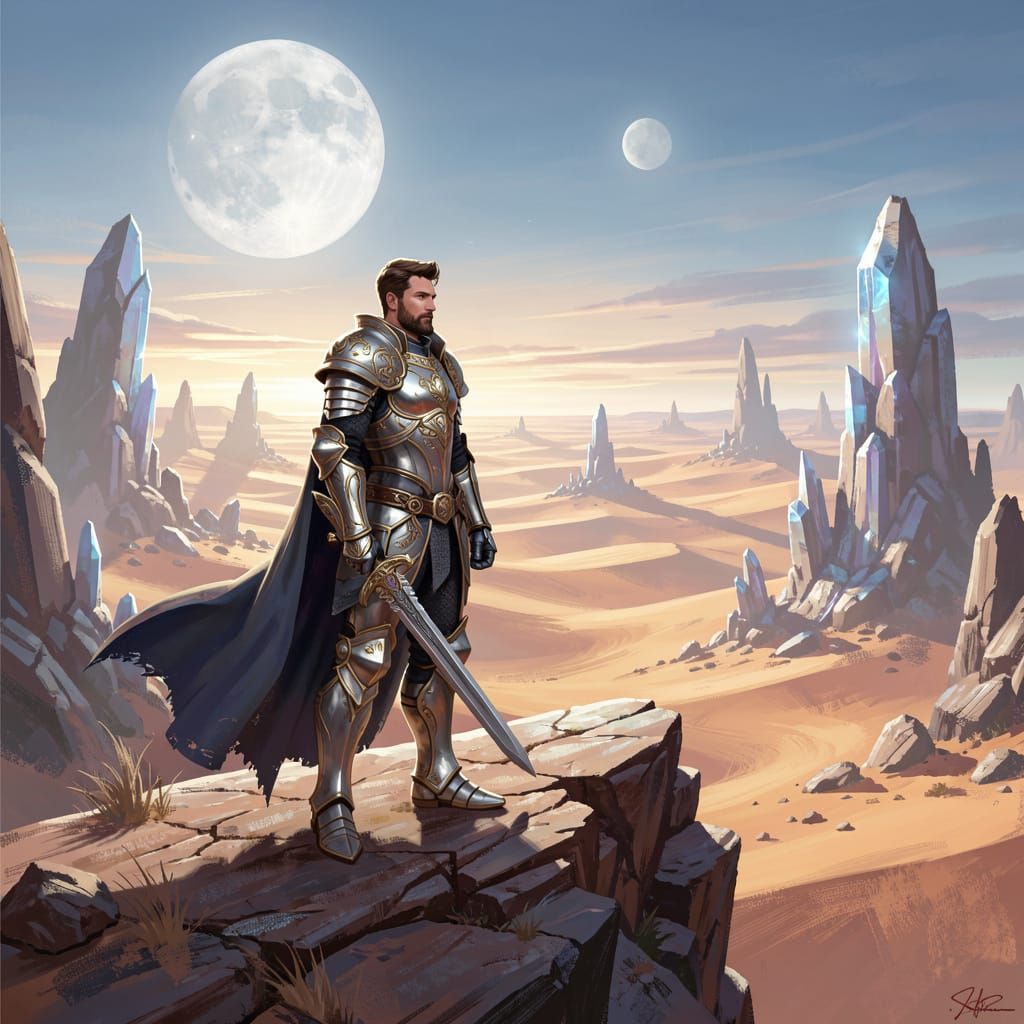 Sir Alaric - The Twin-Moon Sentinel