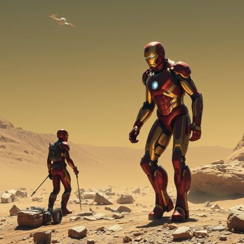 Tony Stark - Lunar Test Flight