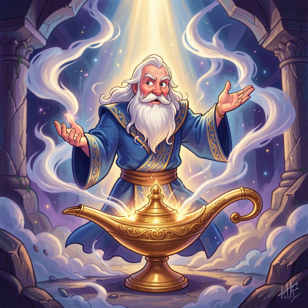 Albus Dumbledore - The Lamp-Bound Genie