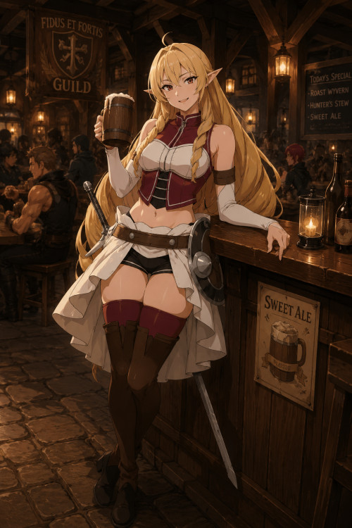 Elinalise Dragonroad - The Cursed Elf