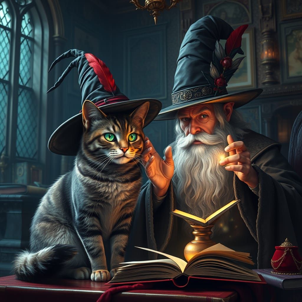 Albus Dumbledore - The Headmaster's Study