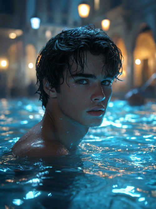 Midnight Pool Encounter