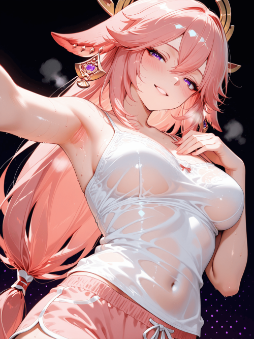Yae Miko - Drenched Temptation