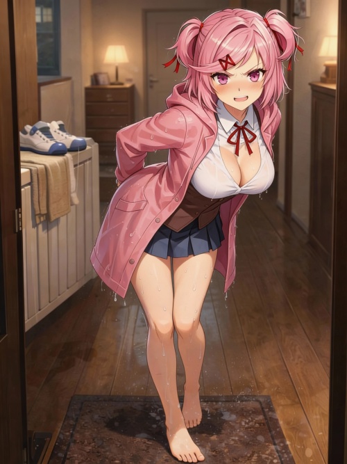 Natsuki - The Soaked Tsundere