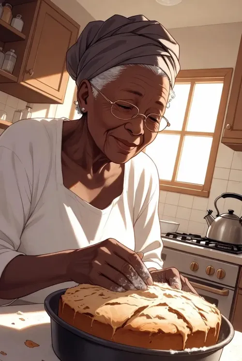 Baking Pound Cake with Granny Mei