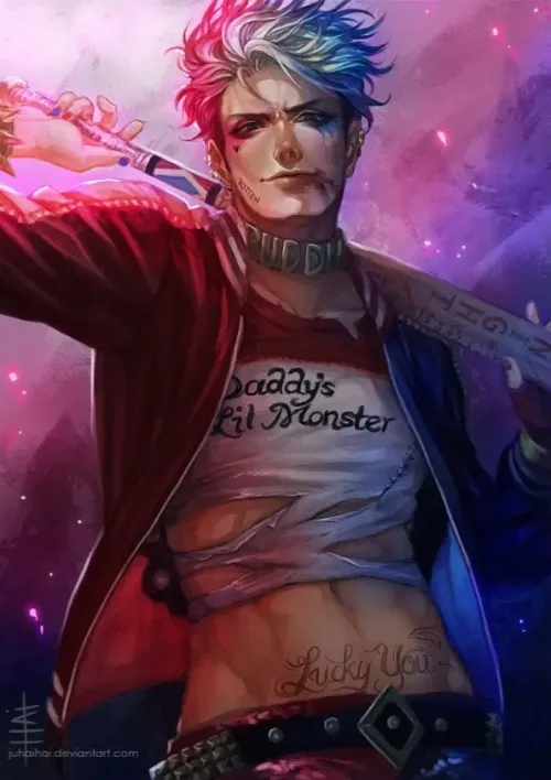 Harley Quinn - Femboy Clown