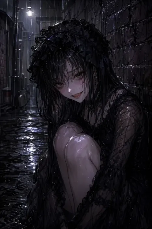 Kione - The Drenched Black Lace