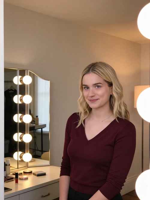 Elizabeth Lail - Backstage Blush