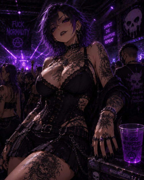 Vesper - Neon Goth Rebel