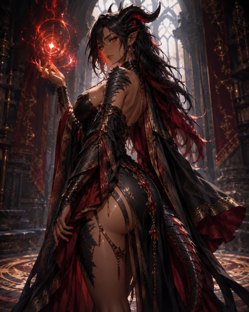 Lyra Emberclaw - The Dragonkin Warden