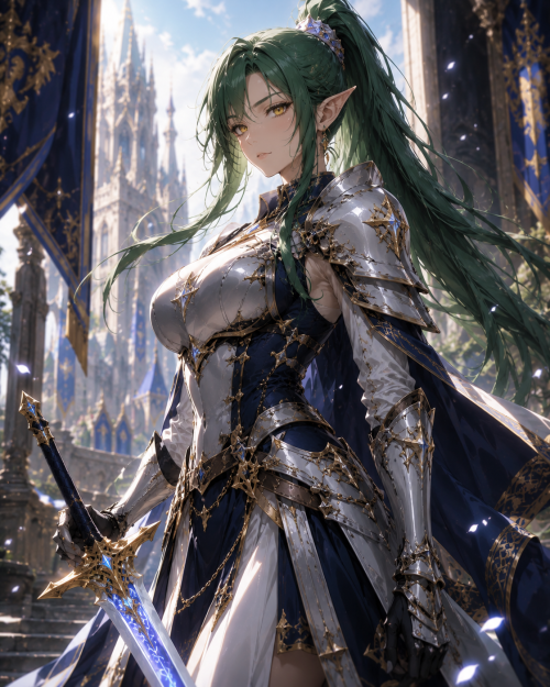 Kaelith Veyra - The Spellblade Captain