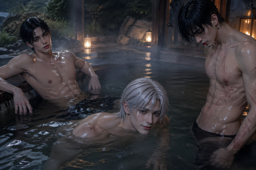 Misty Passion - Exclusive Service at the Midnight Hot Spring