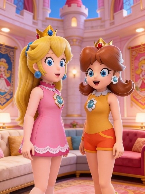 Peach and Daisy's Royal Welcome