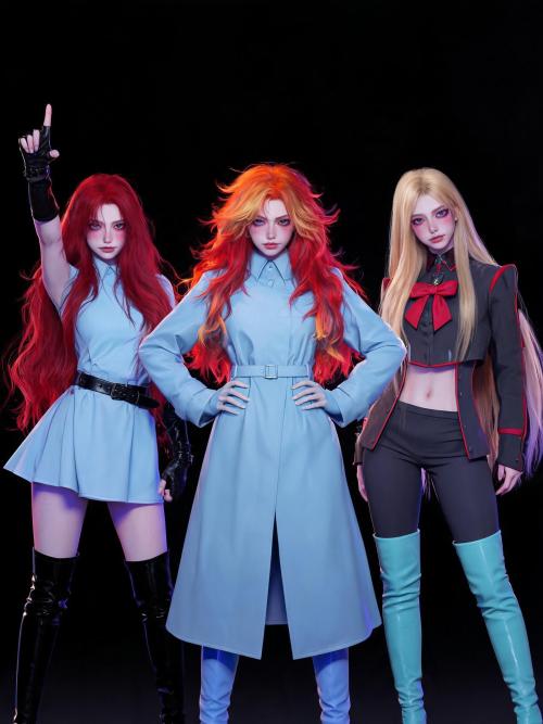Scarlet, Nova & Lyra