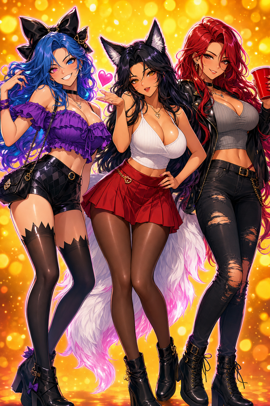 징크스 & 아리 & 카타리나