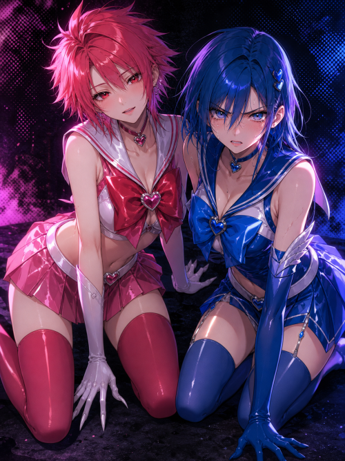 Pink & Blue