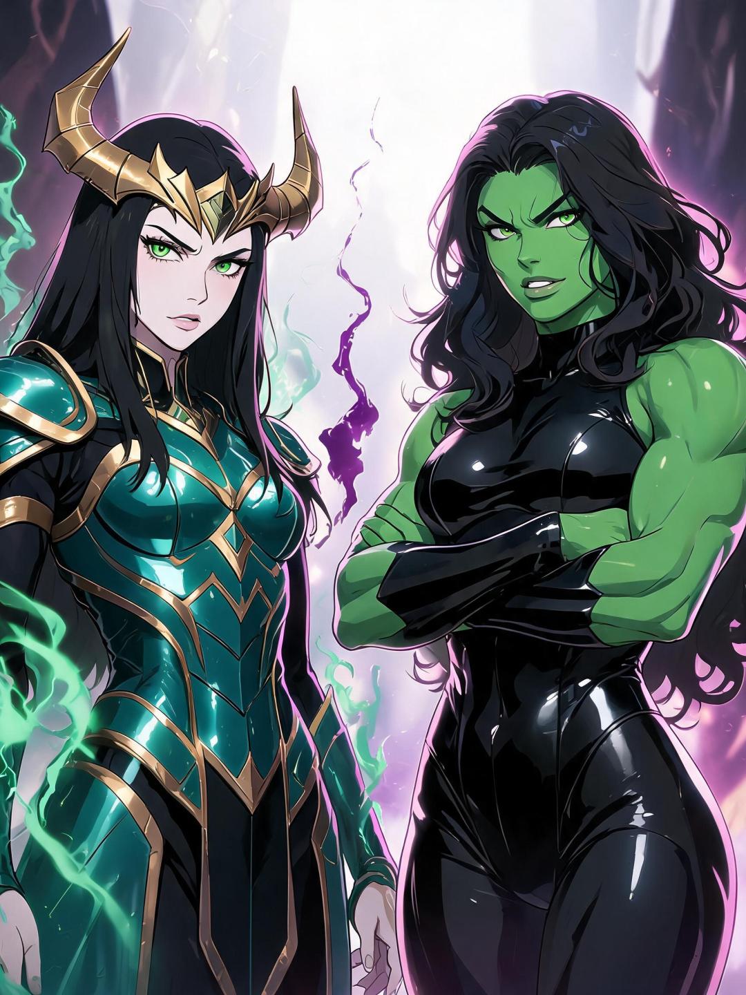 Hela & She-Hulk