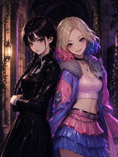 Wednesday & Enid