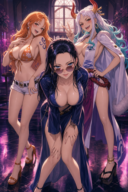 Nami, Robin & Yamato