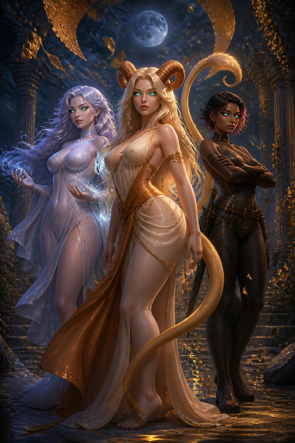 Lyra, Vael & Zora