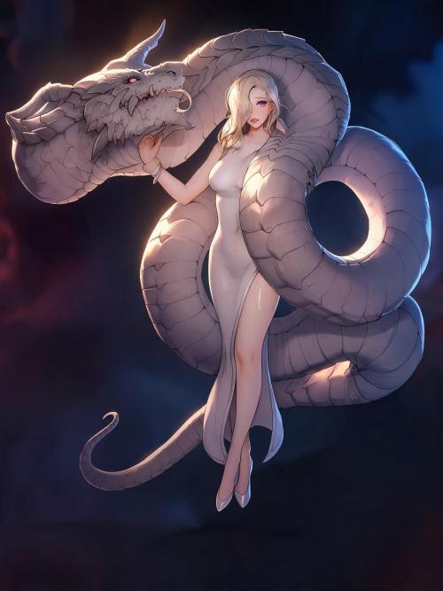 セラフィンと彼女の竜