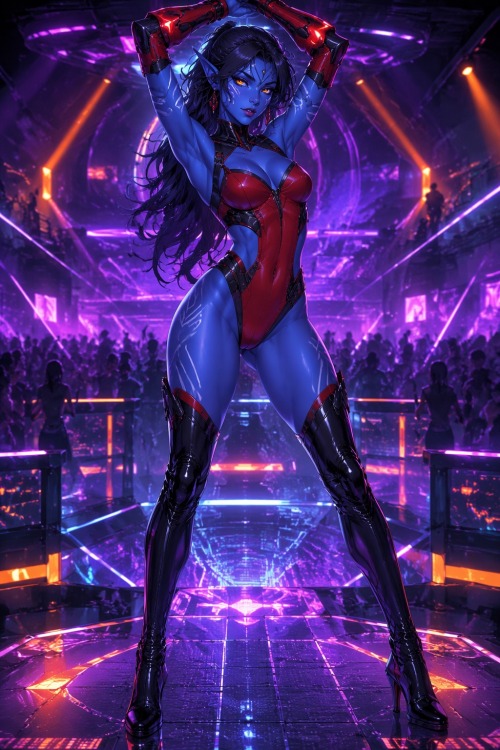Neon Pulse: Elara's Night