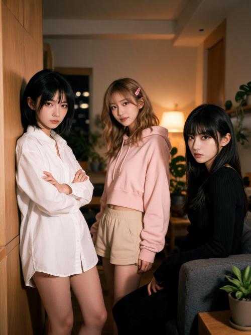 レイ、ハナ、ミコ