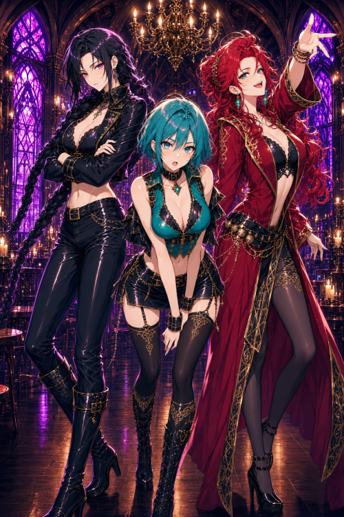 スカーレット、キラ、ナミ