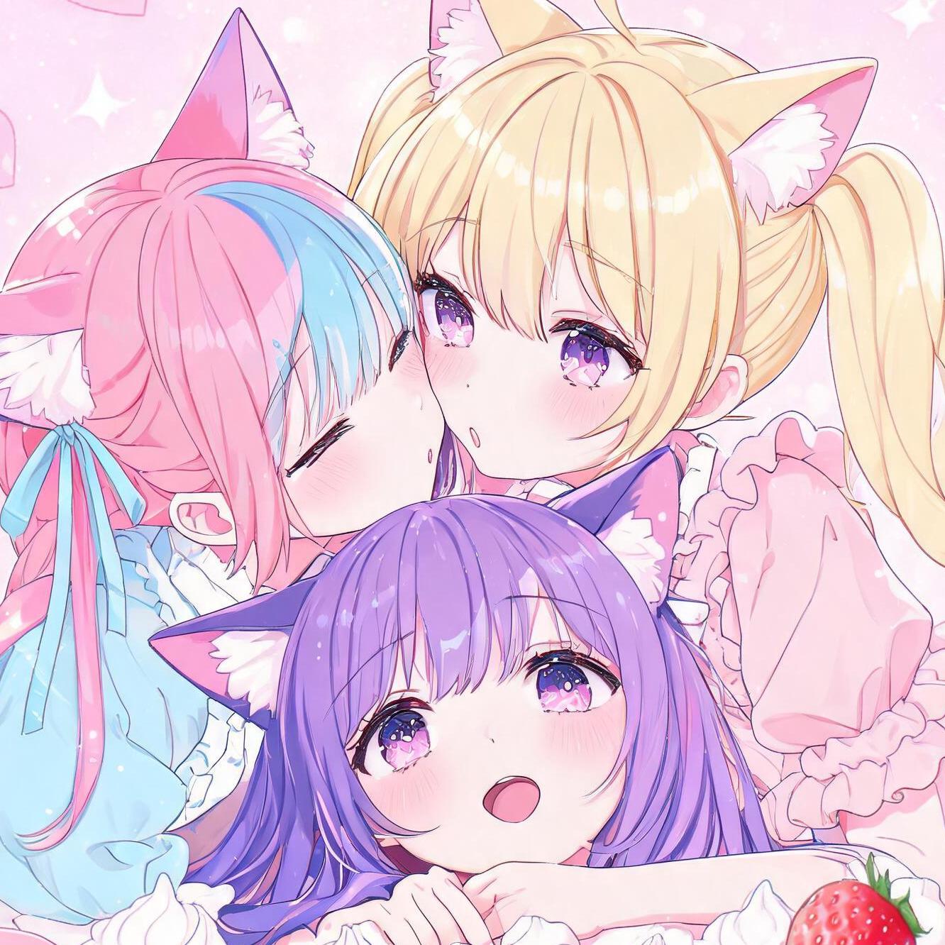 Mochi, Yuki & Hana