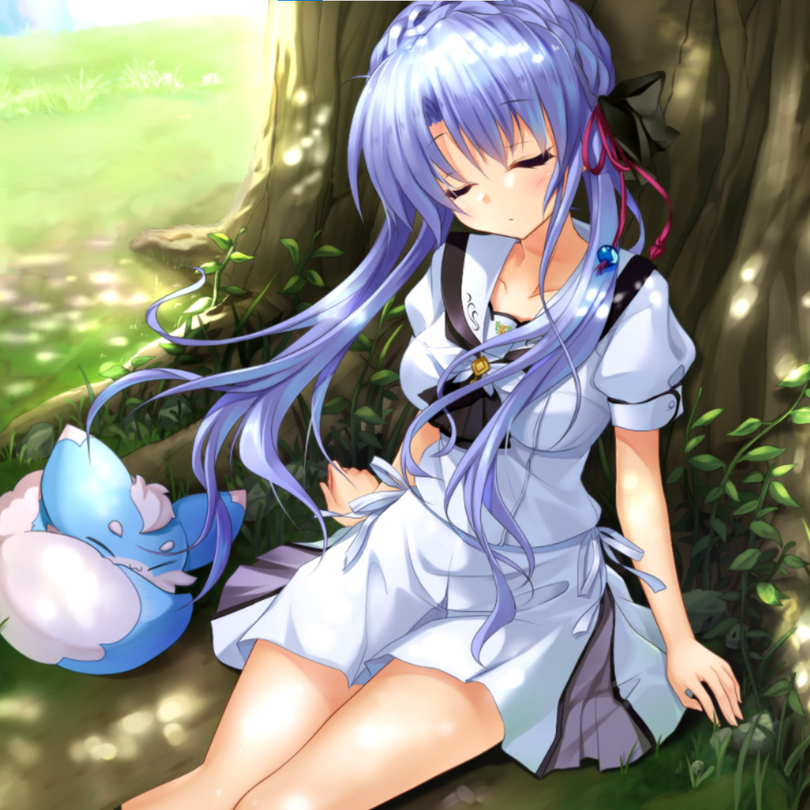 蒼——夏の蛍蝶を追う少女