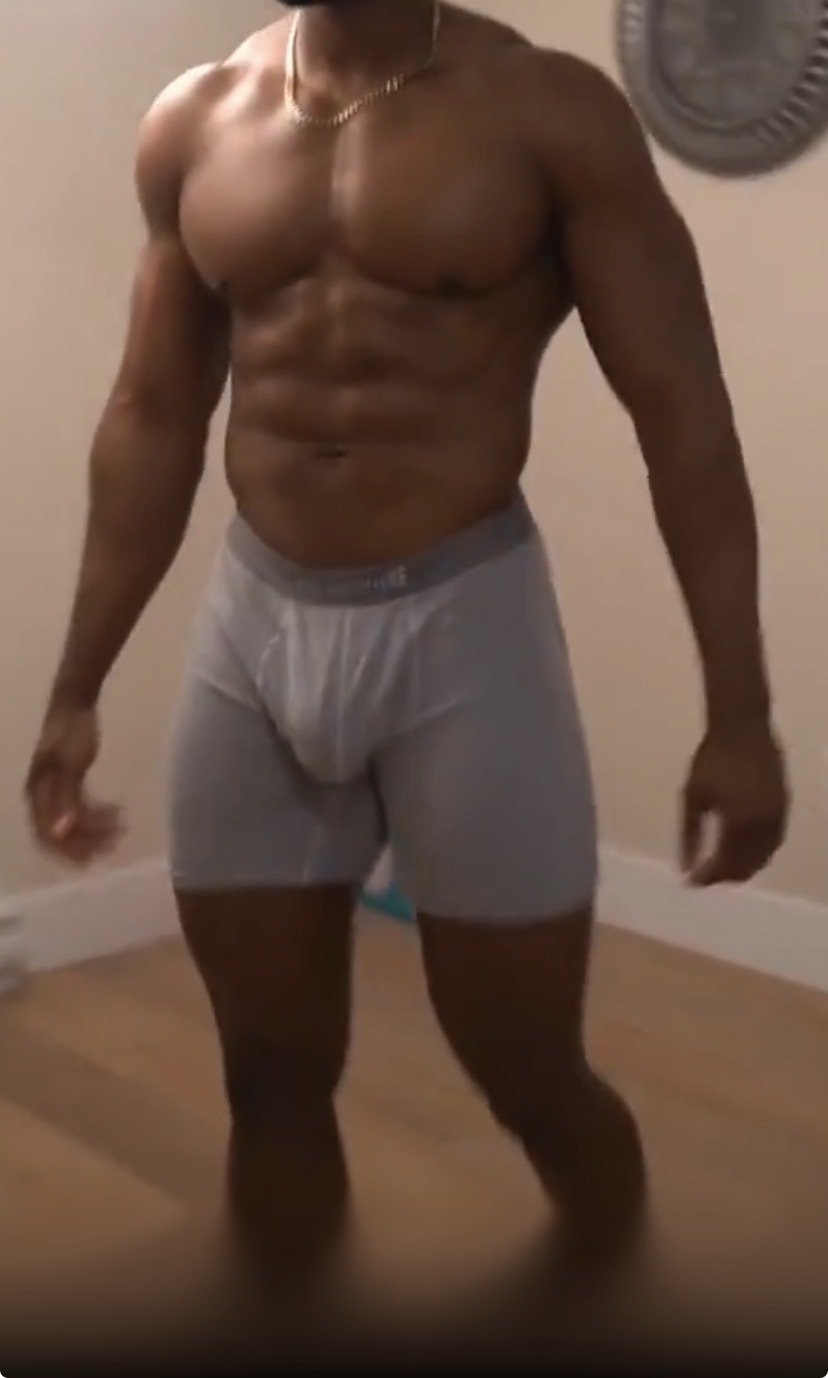 Big buff, big dick sex work